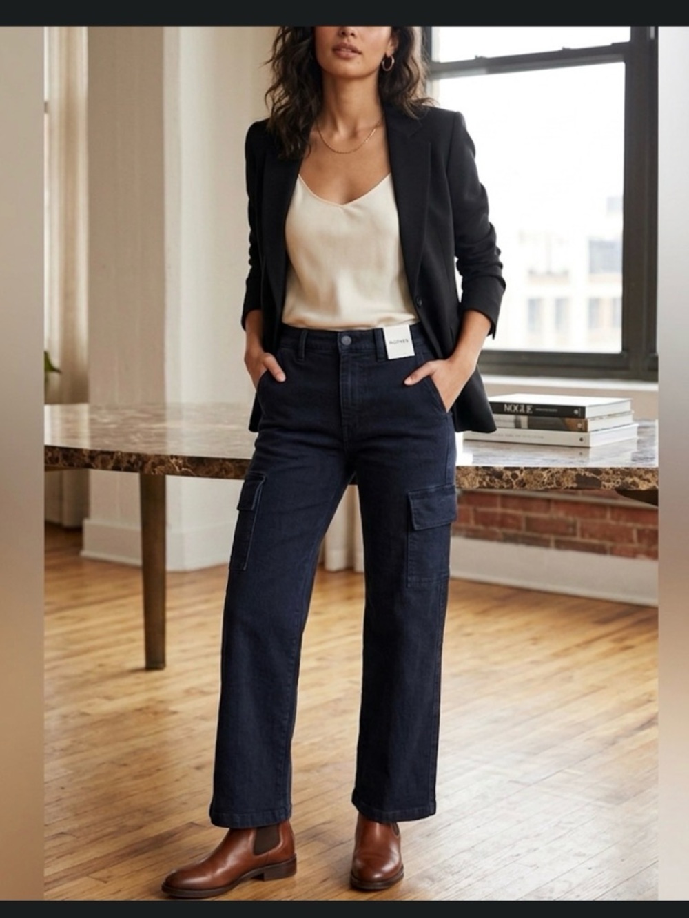 NWT Mother cargo pants